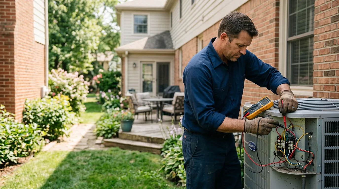 HVAC technician working near Dunlap, TN